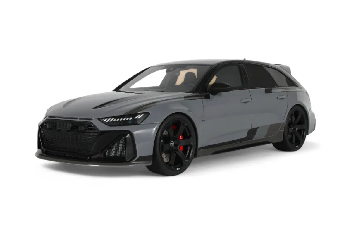 GT スピリット アウディAudi RS 6 Avant GT 1/18 Pre-Order) 1:18 Audi RS 6 GT Avant Station Wagon -- Grey -- GT Spirit