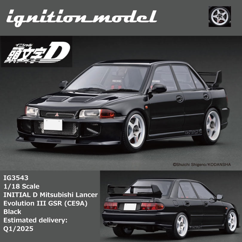 Pre-Order) 1:18 Initial D -- Mitsubishi Lancer Evolution III GSR (CE9