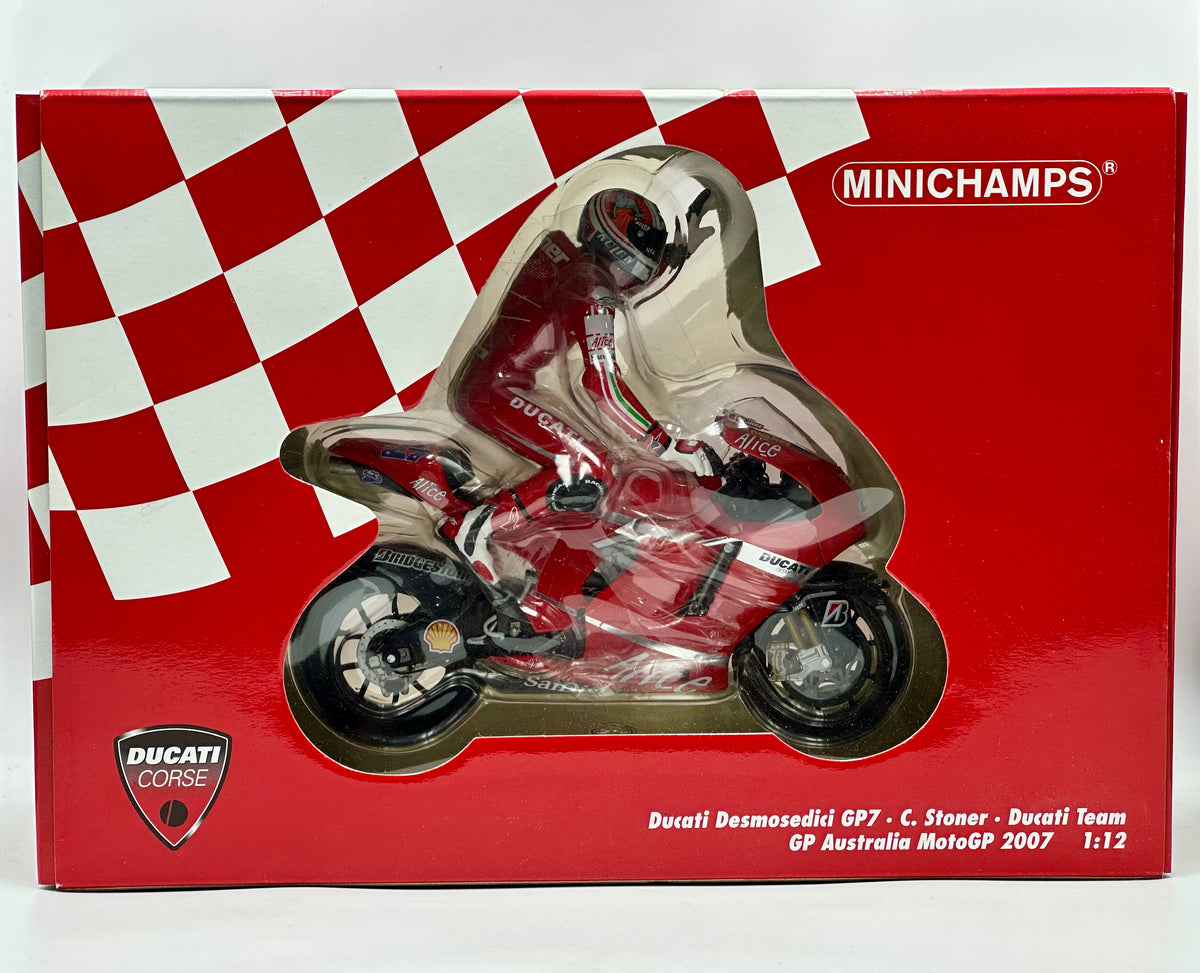 1:12 2007 Casey Stoner -- #27 Ducati GP7 -- Australia MotoGP -- Minich