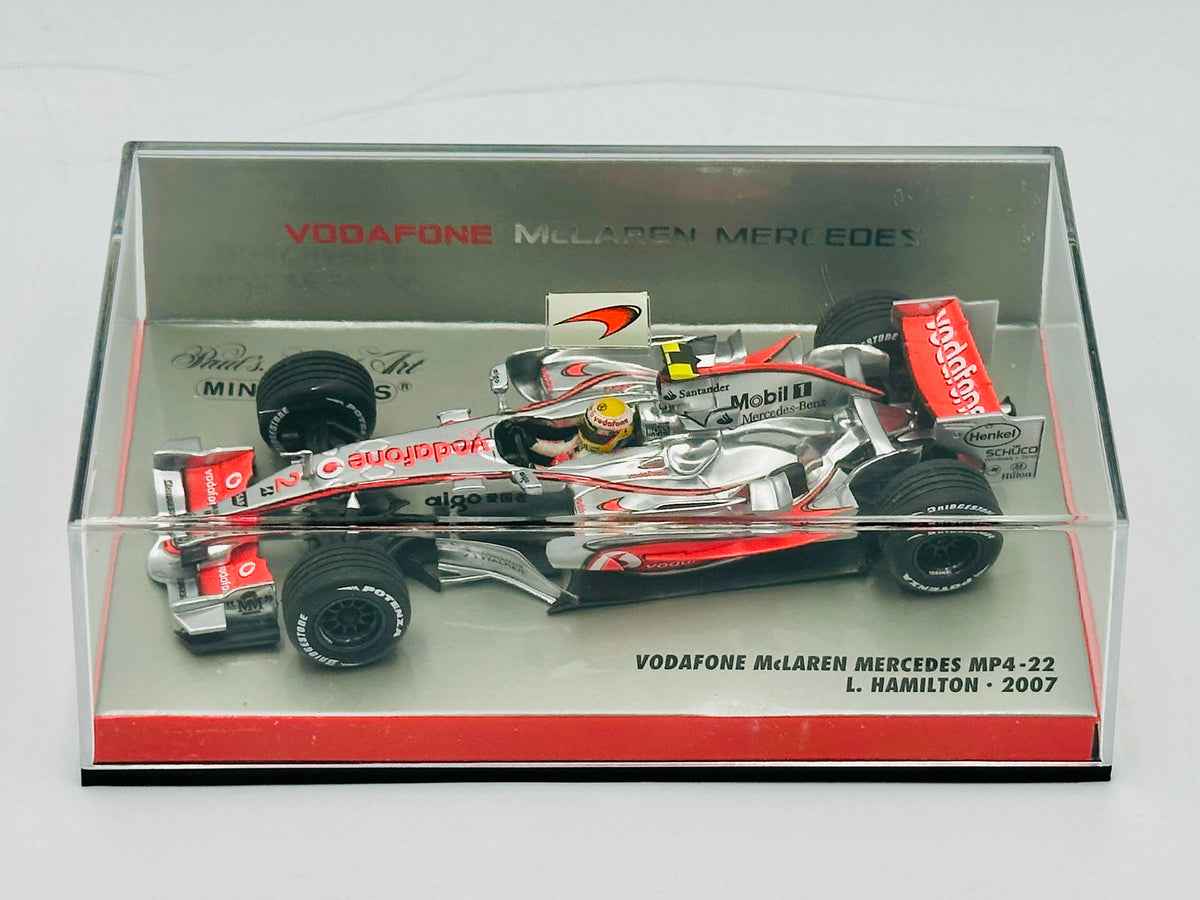 1:43 2007 Lewis Hamilton -- #2 McLaren Mercedes MP4-22 -- Minichamps F