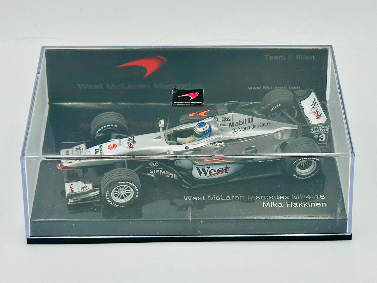 1:43 Mika Hakkinen -- #3 McLaren Mercedes MP4-16 -- Minichamps F1