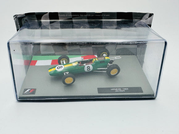 1:43 1963 World Champion -- Jim Clark -- Lotus 25 -- Atlas F1