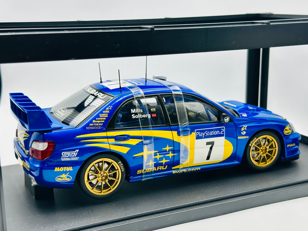 1:18 2003 France Rally Winner - #7 Subaru Impreza WRC - Solberg/Mills