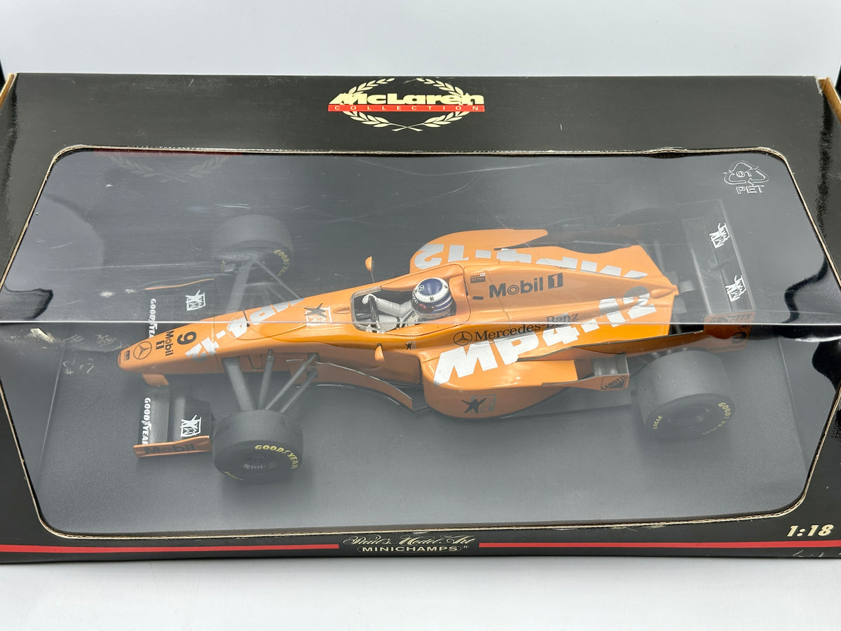 1:18 1997 Mika Hakkinen -- #9 McLaren MP4/12 Test Car -- Minichamps F1