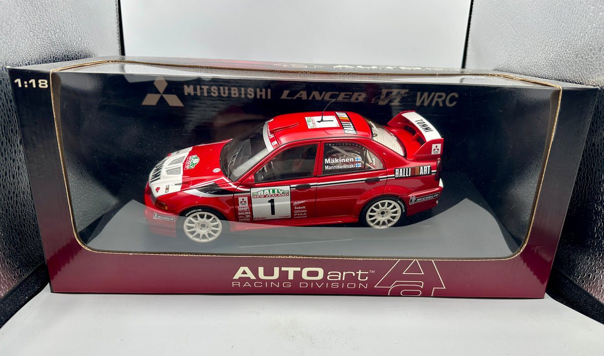 1:18 1999 Rally NZ -- Tommi Makinen -- #1 Mitsubishi Lancer VI WRC --
