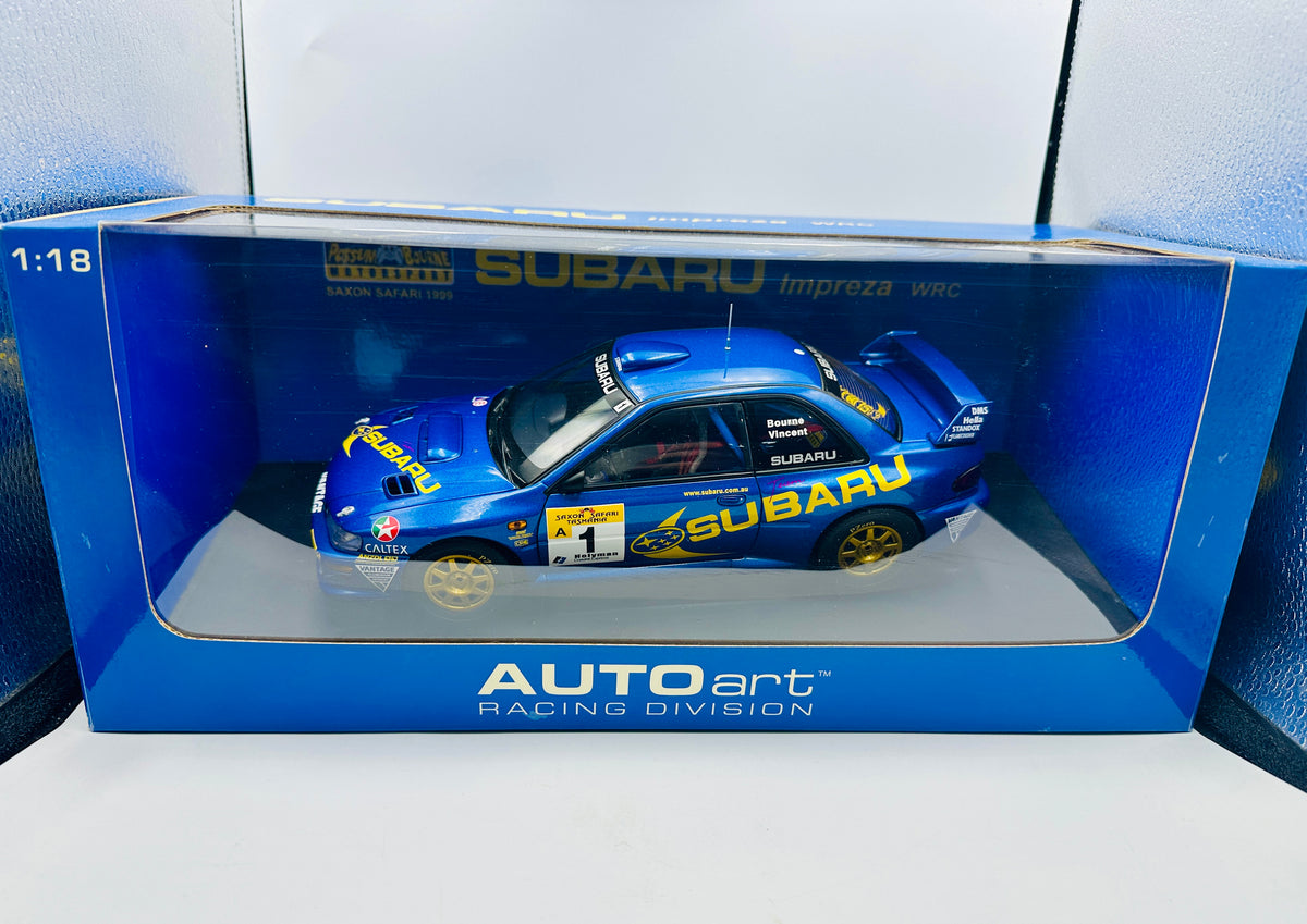1:18 1999 Tasmania Rally -- #1 Subaru Impreza WRC -- Possum Bourne --
