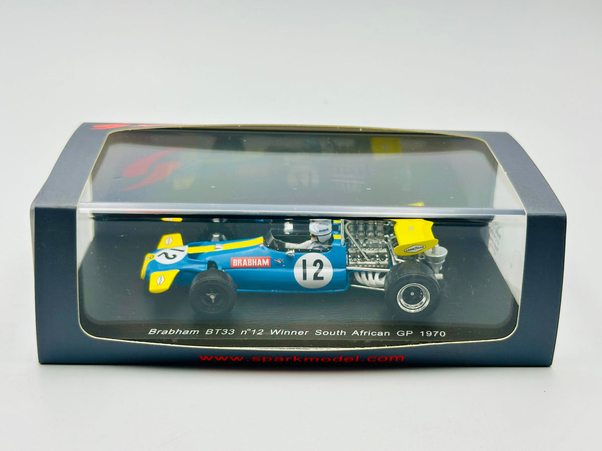 1:43 1970 Jack Brabham -- South African GP Winner Brabham BT33 -- Spar