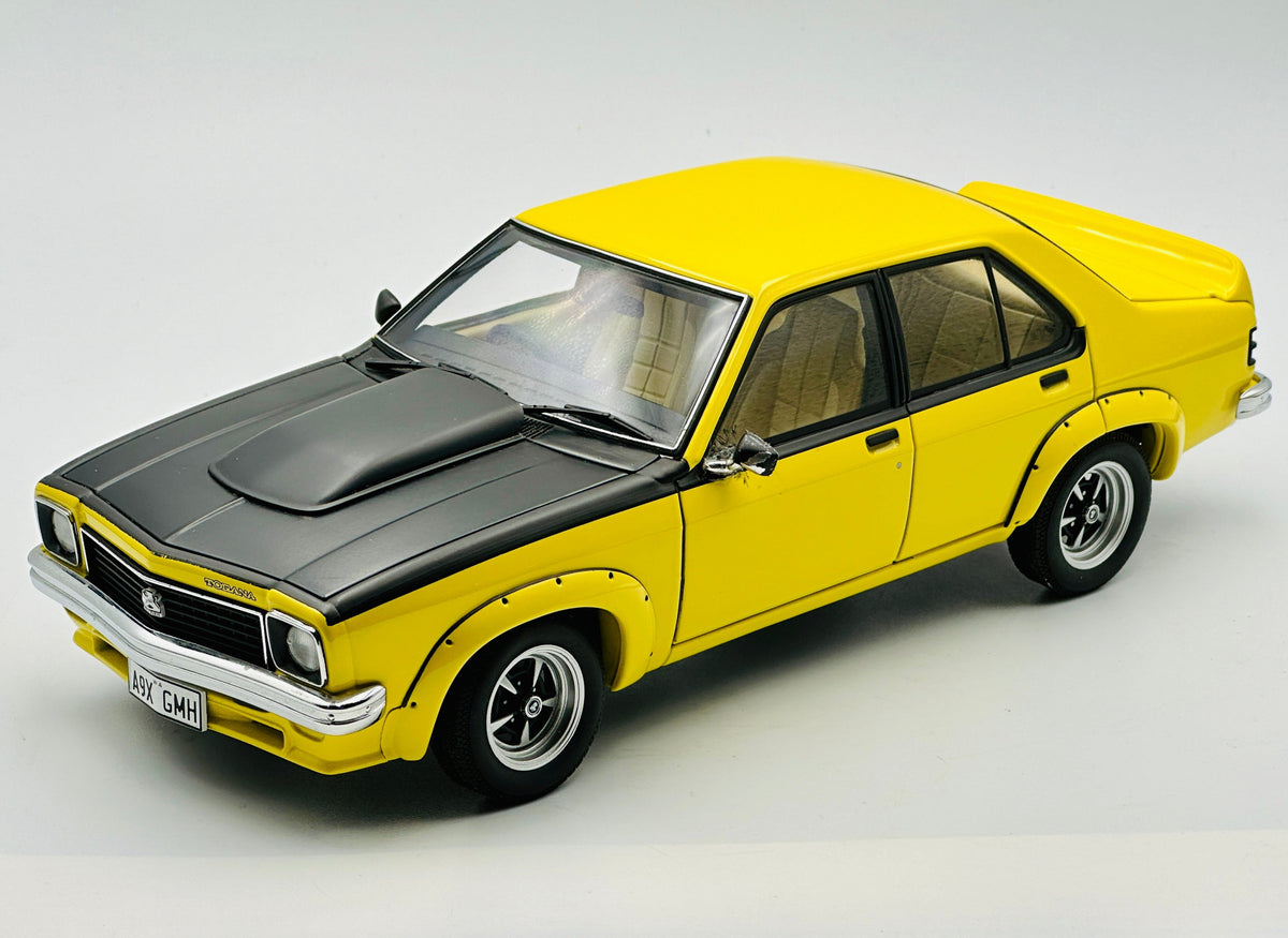 1:18 Holden LX Torana SLR 5000 A9X Sedan -- Jasmine Yellow -- Biante/A