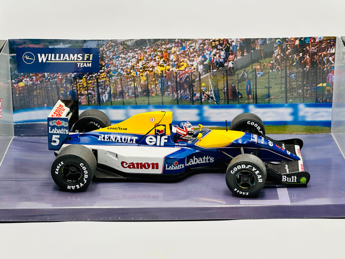 1:18 1992 Nigel Mansell -- South Africa GP Winner -- #5 Williams FW14B
