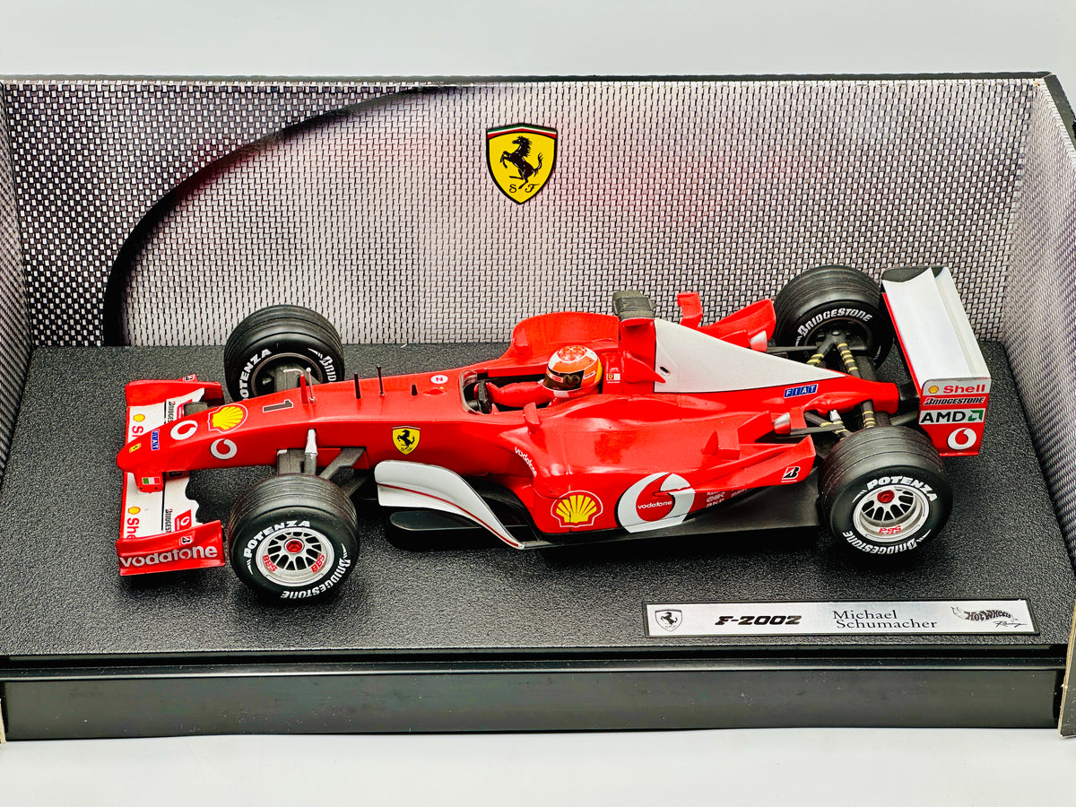 1:18 2002 Michael Schumacher -- #1 Ferrari F-2002 -- Hot Wheels F1