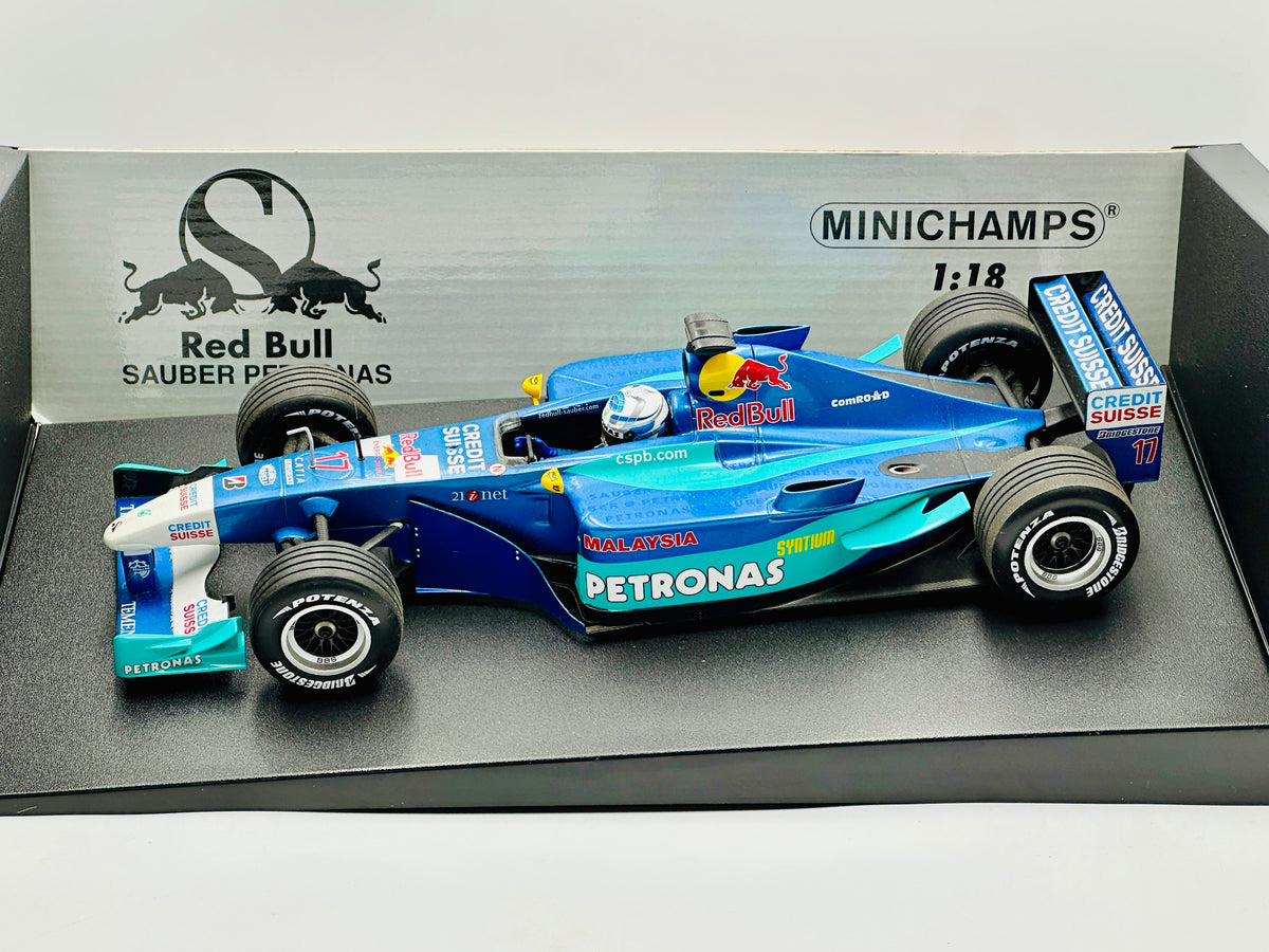 1:18 2001 Kimi Raikkonen -- #17 Sauber Petronas C20 -- Red Bull -- Min