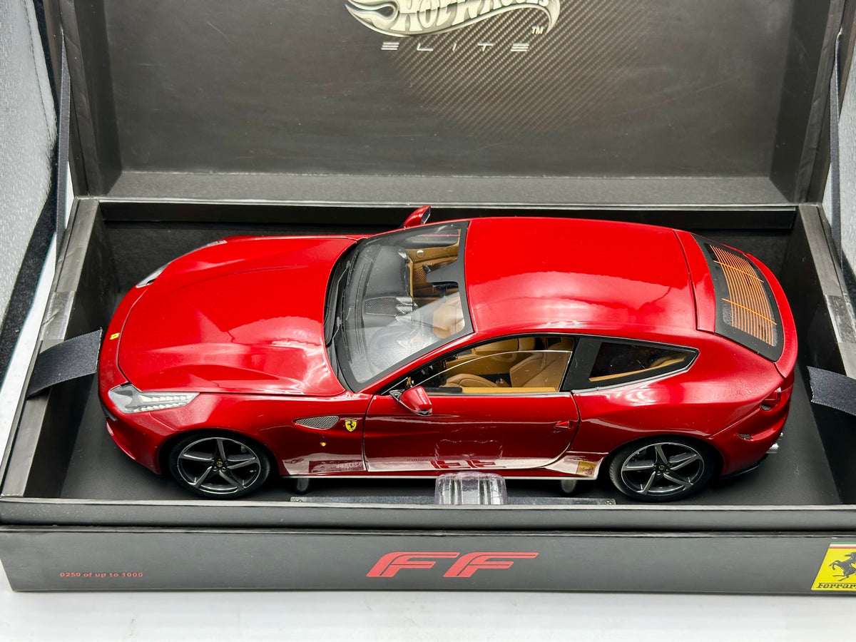 1:18 Ferrari FF Special Edition -- Dark Red -- Hot Wheels Super Elite