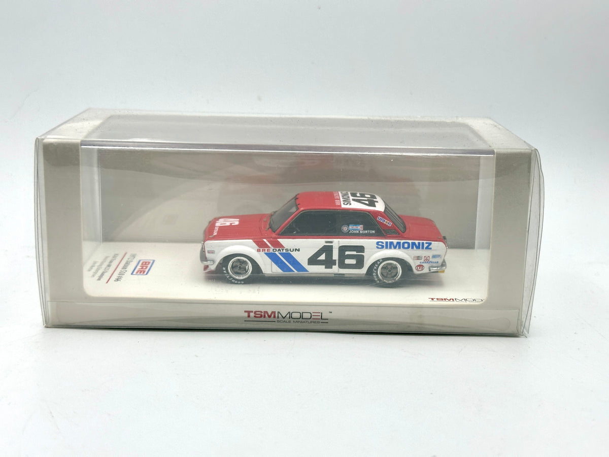 1:43 1972 Datsun 510 -- #46 SCAA Trans Am 2.5 Champion BRE -- TSM-Mode