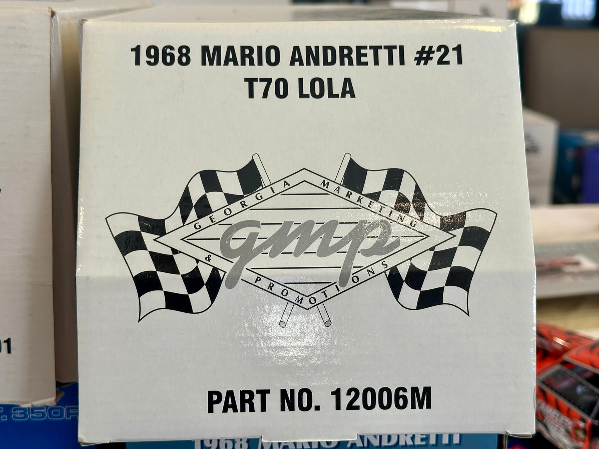 1:18 1968 Mario Andretti -- #21 Lola T70 -- GMP