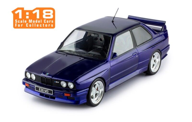 1:18 BMW E30 M3 1989 -- Metallic Dark Blue -- IXO Models