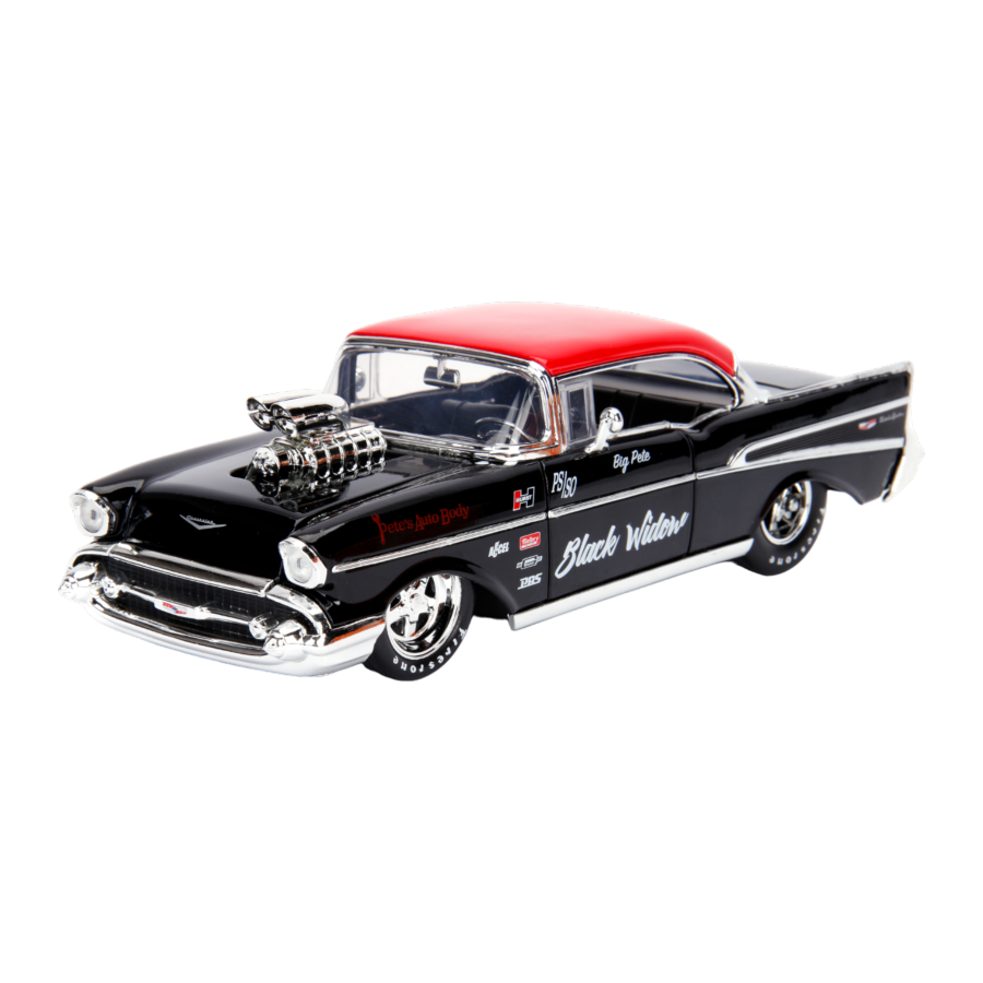 1:24 1957 Chevrolet Bel Air -- Black Widow -- JADA: Big Time Muscle