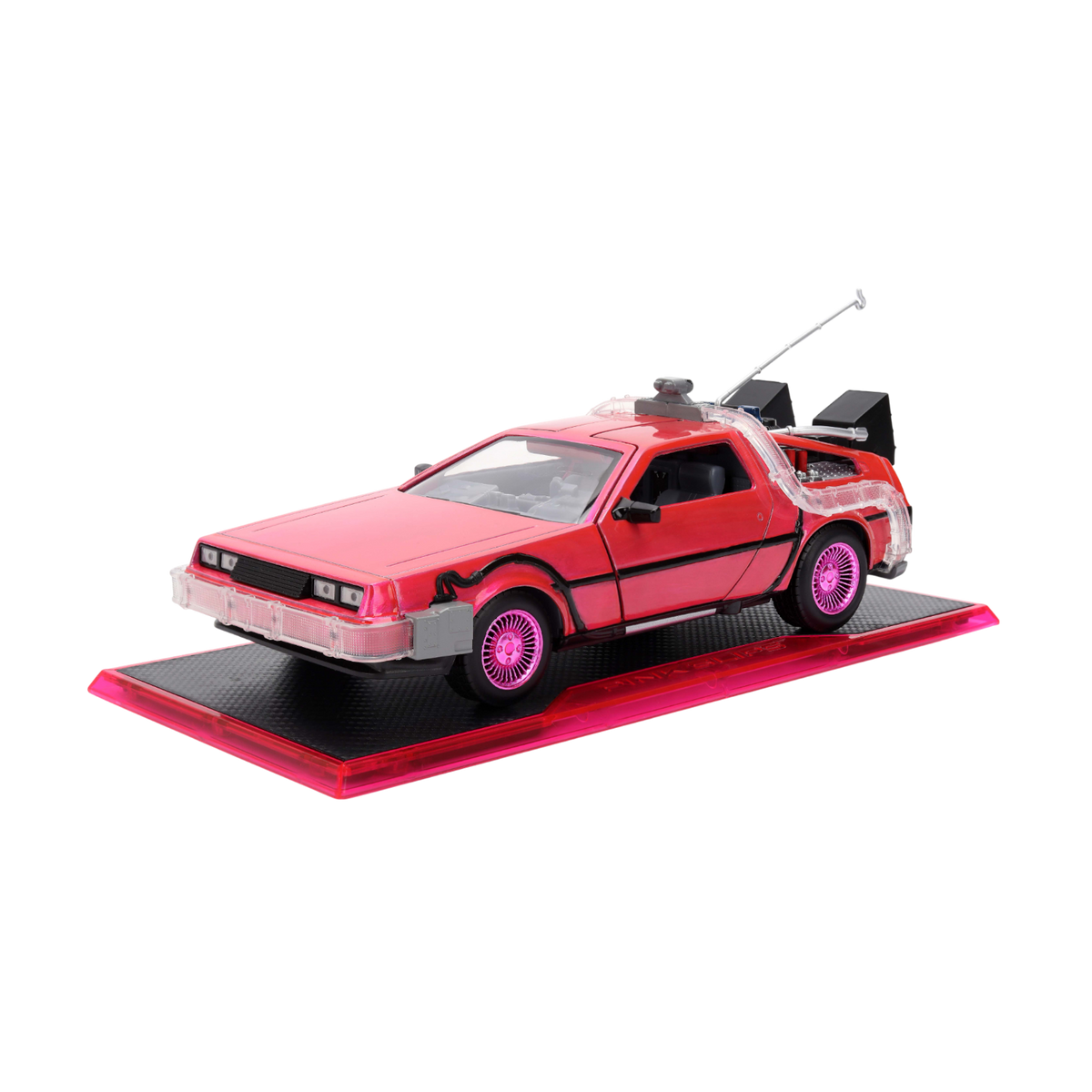 1:24 Back to the Future 1 (Pink) -- Delorean Time Machine -- JADA: Pin
