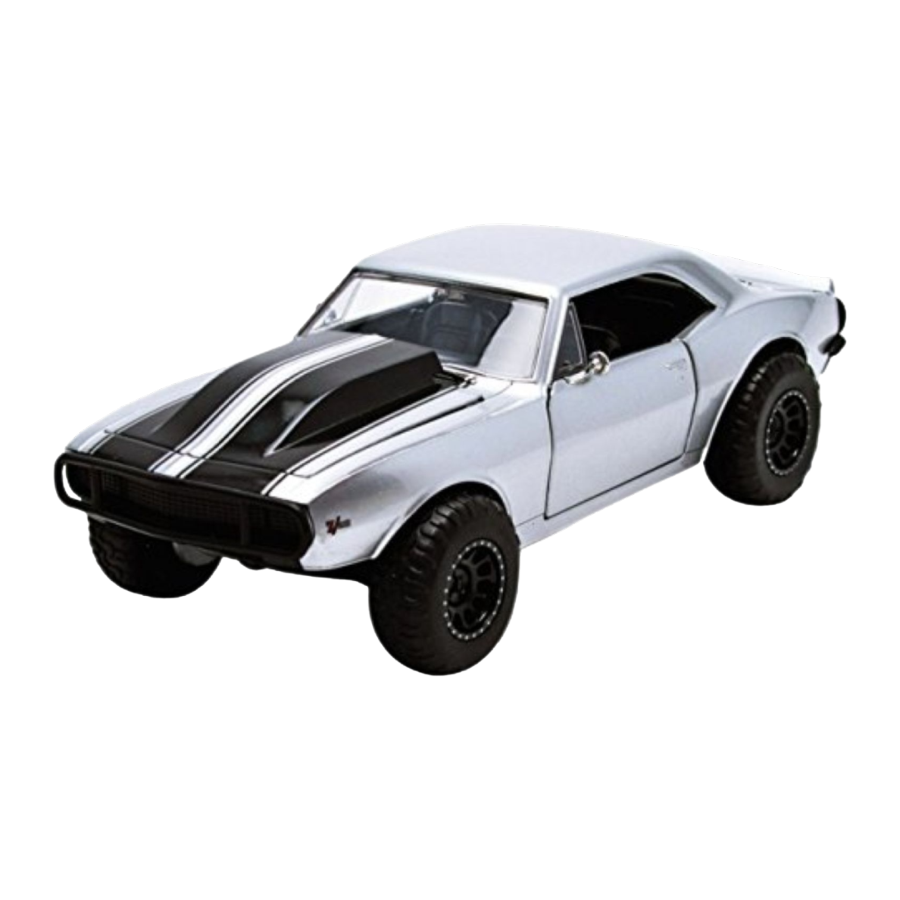 1:24 Roman's 1967 Chevrolet Camaro (Off-Road) -- Silver -- Fast & Furi