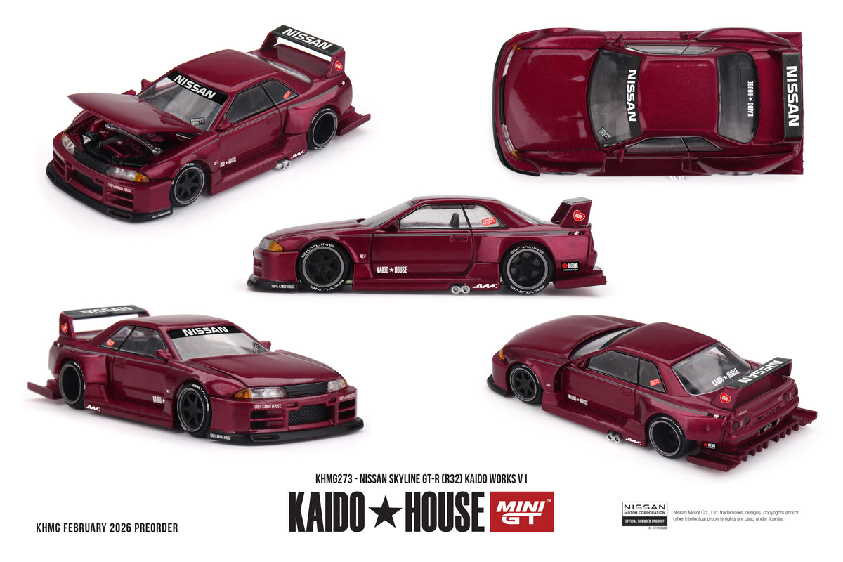 未開封 Nissan Skyline GT-R R34 Kaido 大阪限定 Kaido House x MINI GT Nissan Skyline GT-R R34 Greddy Osaka Debut