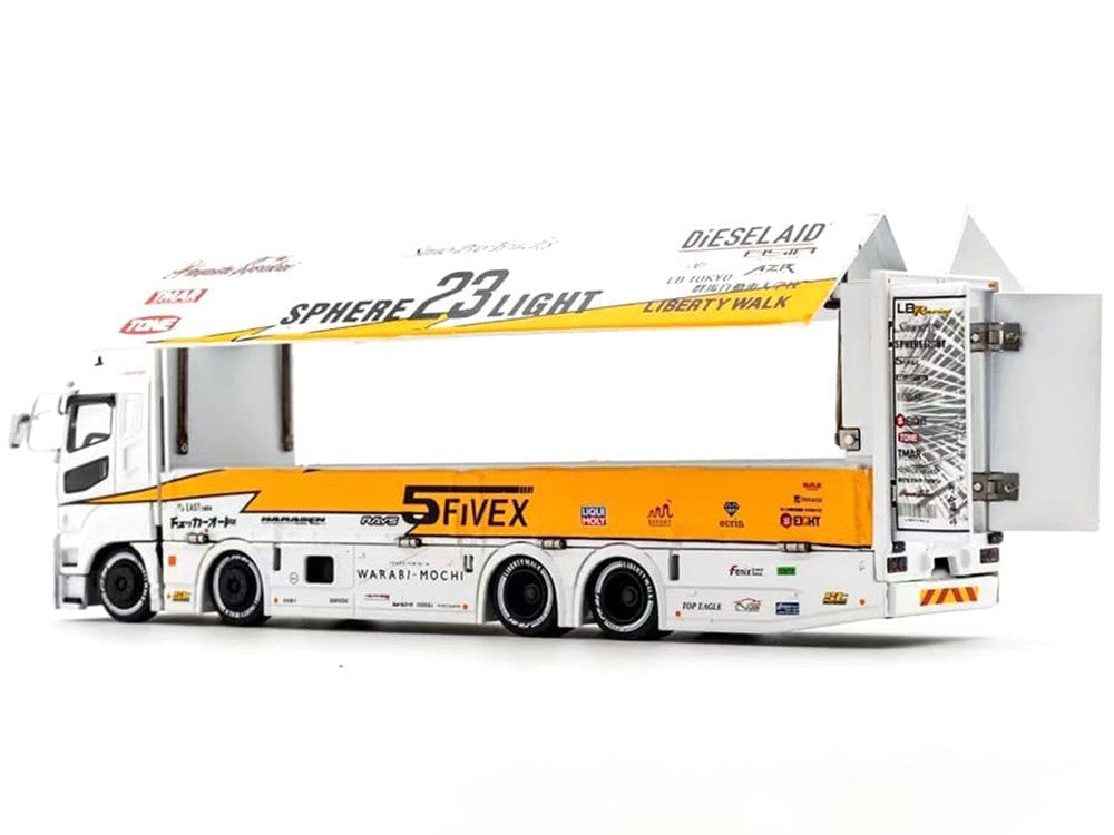 1:64 Mitsubishi Fuso Transporter Truck -- #23 