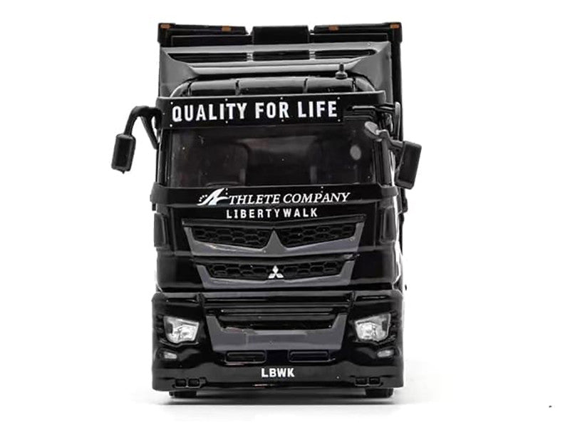 GCD 1/64 三菱 ふそう LB-TRUCKS リバティウォーク ブラック 1:64 Mitsubishi Fuso Transporter Truck -- Black 