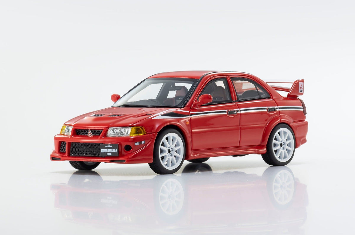 1:43 Mitsubishi Lancer Evolution VI (6) Tommi Makinen Edition -- Red -