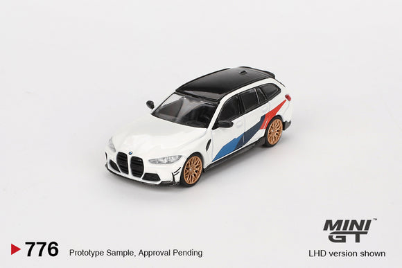 (Pre-Order) 1:64 BMW M3 M Performance Touring -- Alpine White -- Mini GT