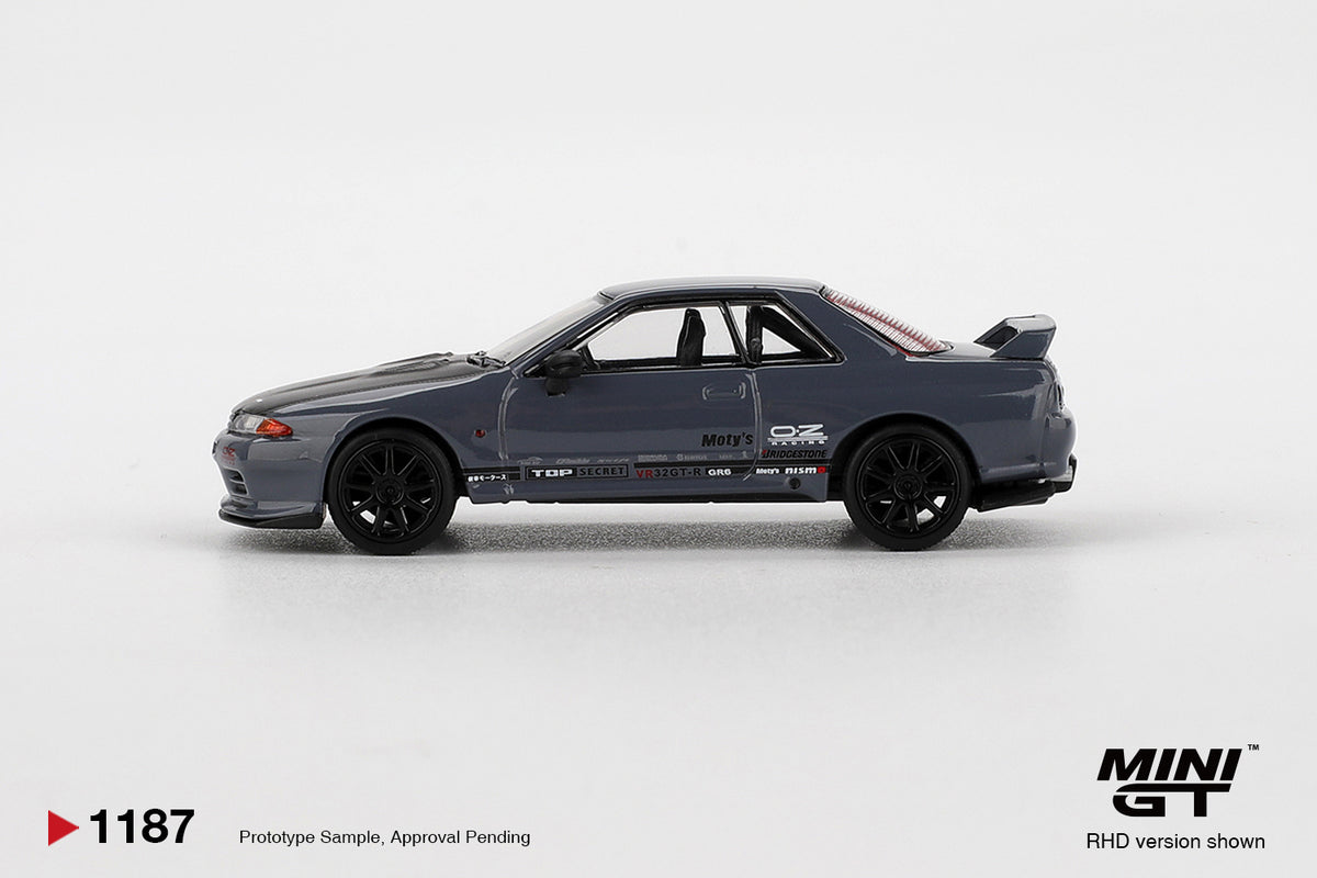 Pre-Order) 1:64 Nissan Skyline GT-R Top Secret VR32 -- Stealth Grey -