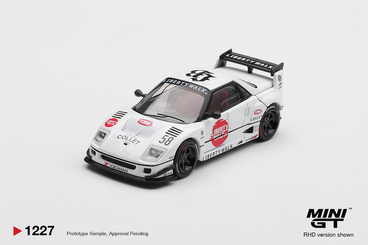 Pre-Order) 1:64 Mazda AZ-1 Liberty Walk LB40-- LB-Hinomaru -- Mini GT