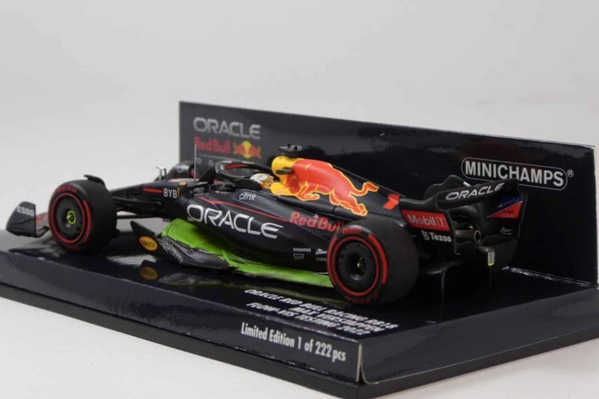 1:43 2022 Max Verstappen -- Flow-Vis Test -- #1 Red Bull RB18 -- Minic