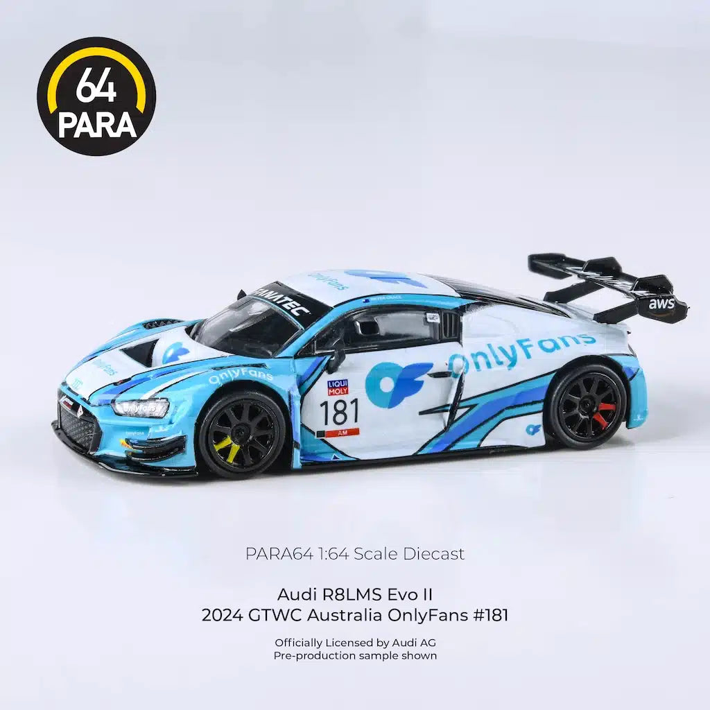 1:64 2024 Renee Gracie -- #181 OnlyFans Audi R8 LMS -- GTWC Australia