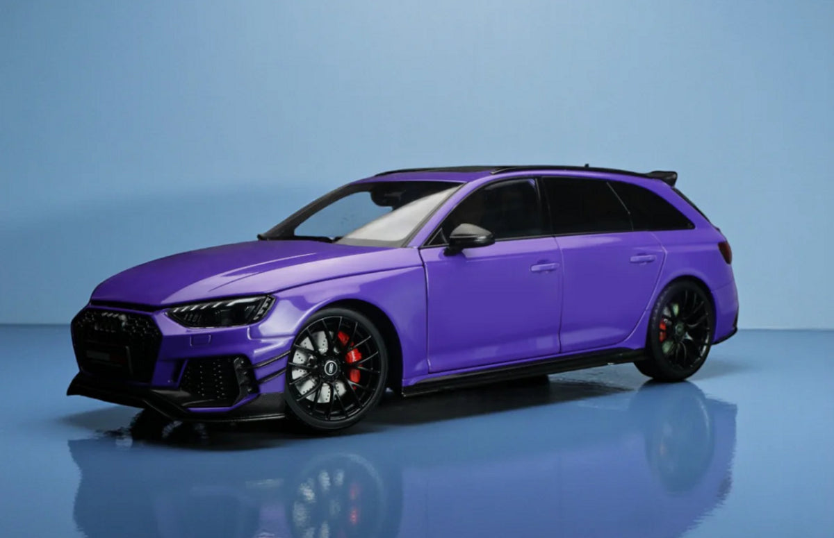 1:18 Audi A4 RS4 (B9) Avant SW DarwinPro -- Purple Metallic -- KILOWor