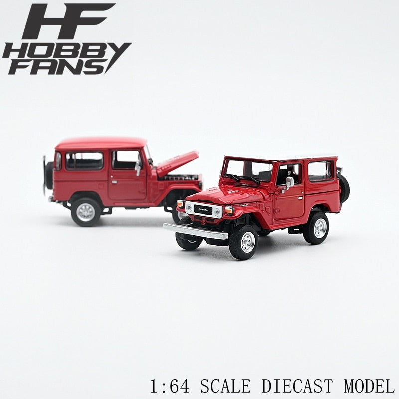1:64 Toyota Land Cruiser FJ40 -- Dark Red Maroon -- Hobby Fans