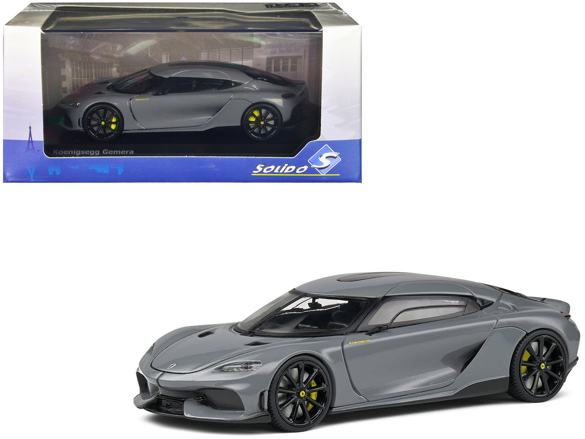 1:43 2021 Koenigsegg Gemera Hybrid 2+2 Coupe -- Grey -- Solido