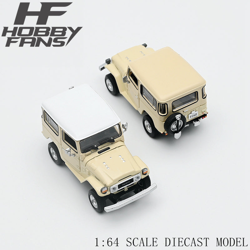 1:64 Toyota Land Cruiser FJ40 -- Beige -- Hobby Fans