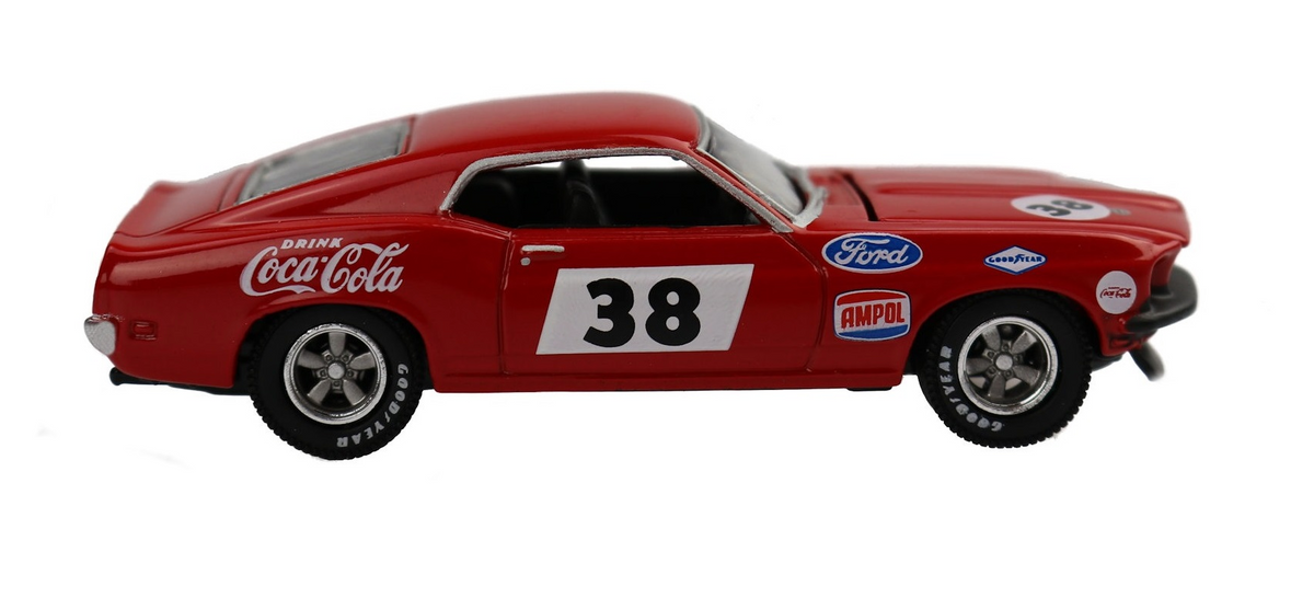 1:64 Allan Moffat -- #38 Coca-Cola -- 1969 Ford Mustang