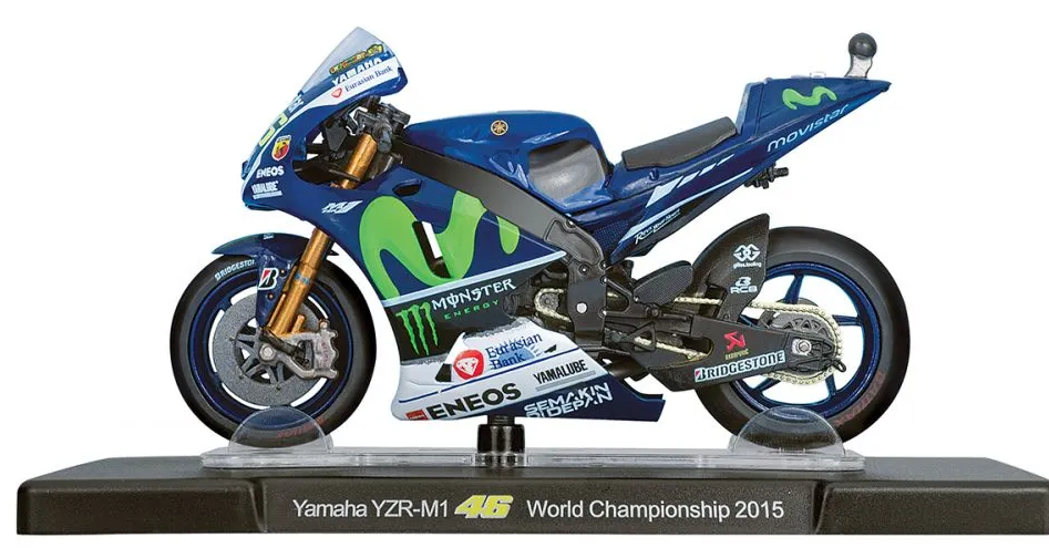 1:18 2015 #46 Valentino Rossi -- Yamaha YZR-M1 -- MotoGP World Champio