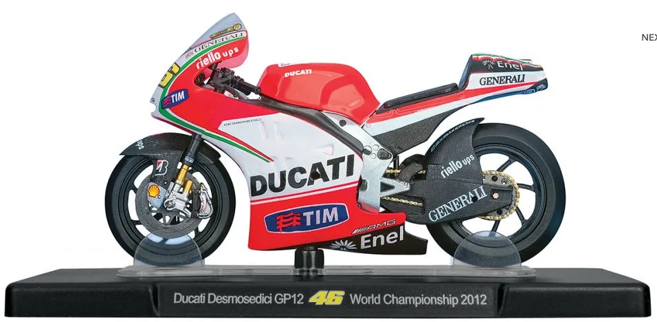1:18 2012 #46 Valentino Rossi Ducati Desmosedici GP12 -- MotoGP Worl