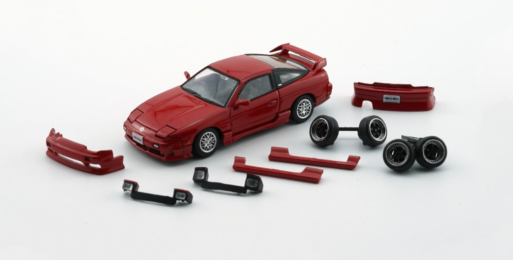 1:64 Nissan 180SX (PRS13 Silvia) -- Red -- BM Creations