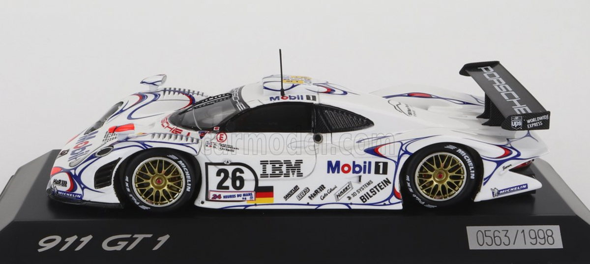 1:43 1998 24 Hours of Le Mans Winner -- #26 Porsche 911 GT1 1:43 1998 24 Hours of Le Mans Winner -- #26 Porsche 911 GT1
