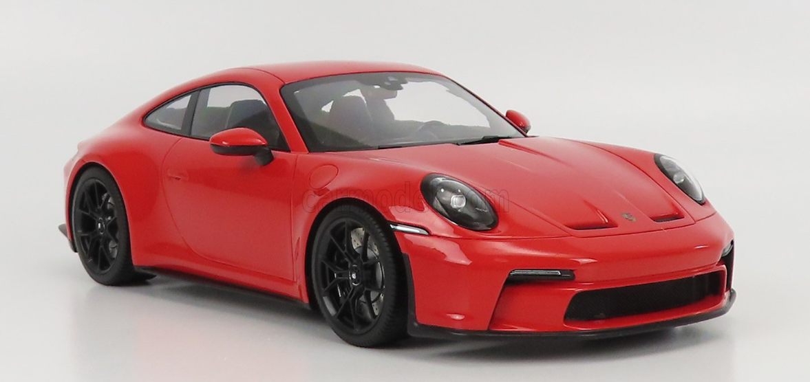 1:18 Porsche 911 (992) GT3 Touring Coupe 2022 - Red w/Black Wheels --