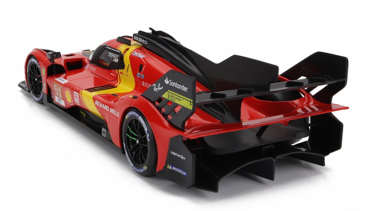 Ferrari 499P Hypercar N*51 2023 1:18 with Showcase - Le Mans Winner - – Triple Crown ModelStore