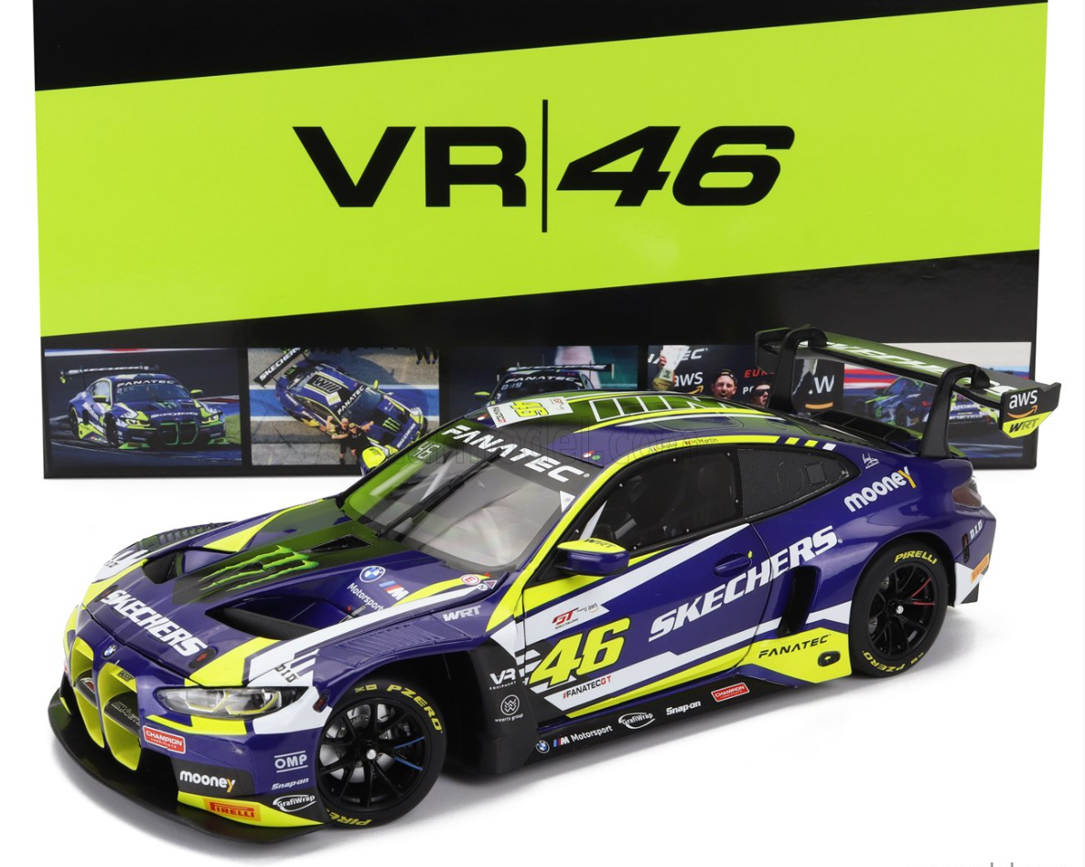 最終価格！世界限定VR46 BMW M4 GT3 1/18 minichamps Minichamps 1:18 BMW M4 GT3 #46 Winner GTWCE Misano 2023