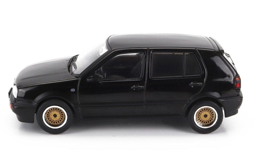1:43 Volkswagen Golf III 1993 -- Black -- IXO Models