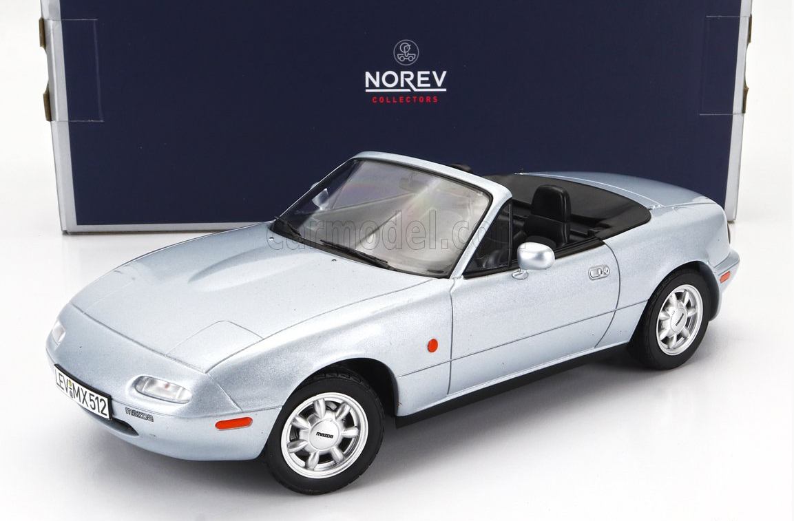1:18 Mazda MX-5 (MX5) NA 1989 -- Silver -- Norev 1:18 Mazda MX-5 (MX5) NA 1989 -- Silver -- Norev