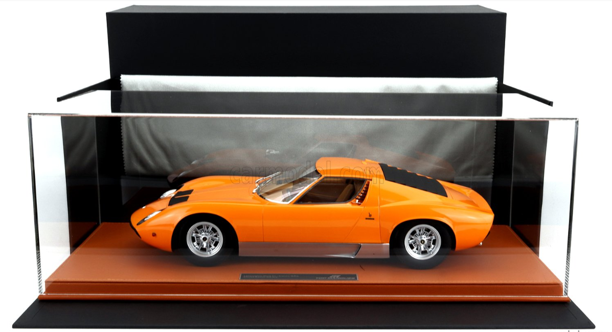 1:12 1971 Lamborghini Miura SV -- Orange -- Top Marques