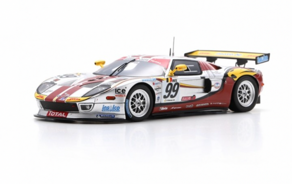 ミニカー 1/43 Ford GT GT1 Marc VDS Racing Diecast model cars Ford GT 1/43 Spark No.99 Marc VDS Racing Team