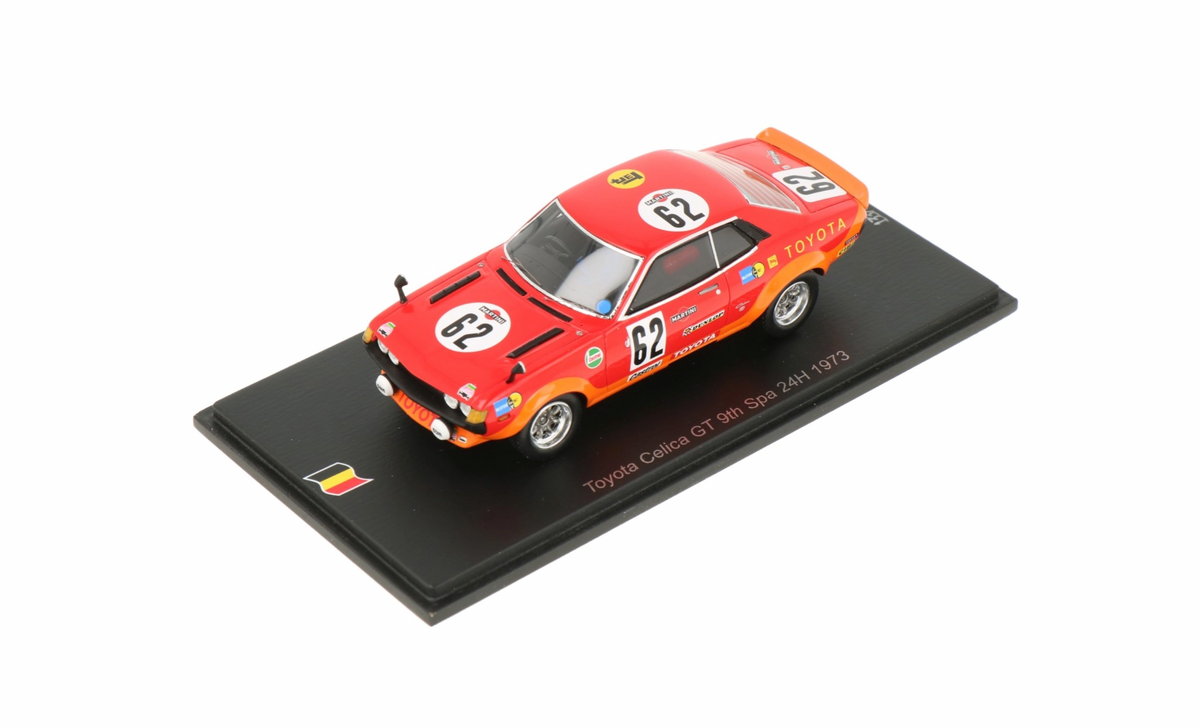1:43 1973 Spa 24h -- #62 Toyota Celica GT -- Spark 100 Years of Spa 24