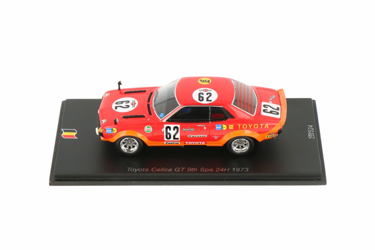 1:43 1973 Spa 24h -- #62 Toyota Celica GT -- Spark 100 Years of Spa 24