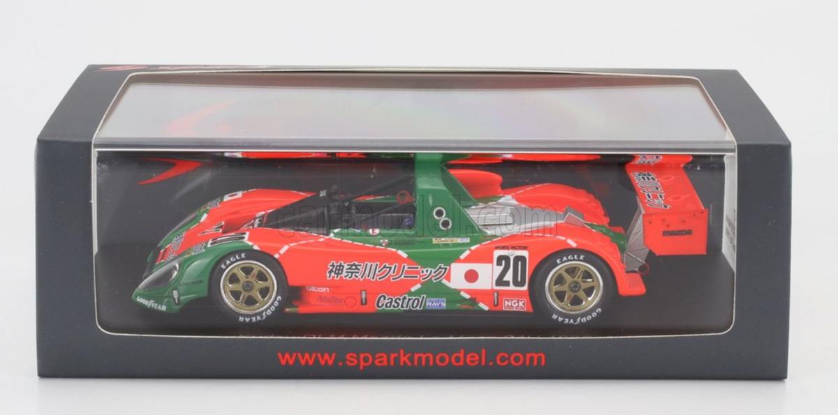 1:43 1996 Le Mans 24h -- #20 Kudzu DLM Mazda R20B -- Spark